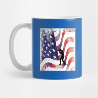 photographer American flag Mug